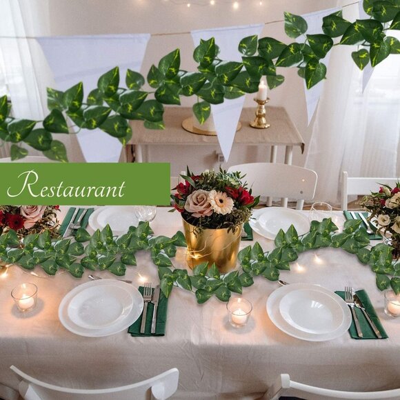 5 Packs Silk Artificial Ivy Vines Leaf Garland Plants Flowers - Picture 7 of 7